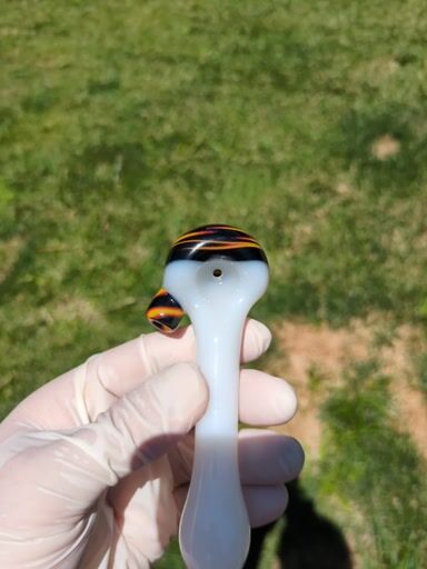 Preview pic of Jade white dry pipe with wigwag