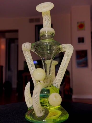 Preview pic of Classi double recycler by Jmp Glass Art