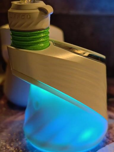 Preview pic of UV Powder coated 3dxl with Sandalz Glass faceted joystick