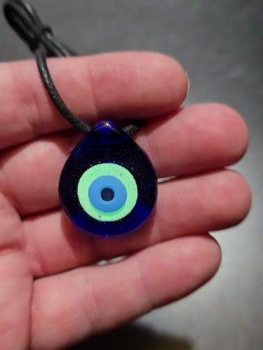 Preview pic of Turkish style Traditional Evil Eye Glow Pendant