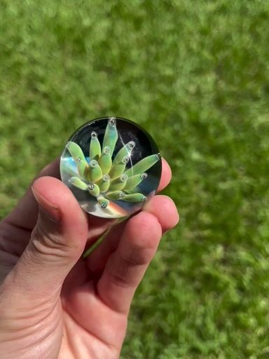Preview pic of Bubble trap compression marble w UV accents