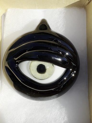 Preview pic of Eye pendant by Blueshift Glass