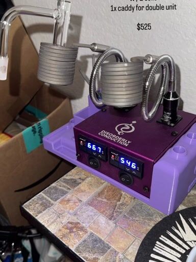 Preview pic of DISORDERLY CONDUCTION ALUMINUM DUAL UNIT W 2 COILS & DABSMART CADDY