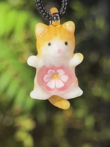 Preview pic of Cat Pendant by Azusa Glass