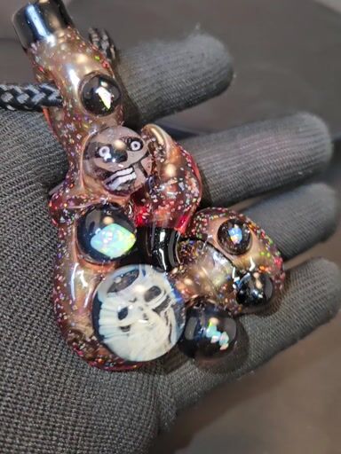 Preview pic of Crushed opal pendy lock