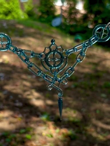 Preview pic of Atomeic Stardust Gothic Layered Chain Necklace