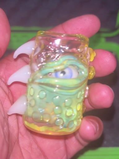 Preview pic of Illuminati Oso glass Q tip jar