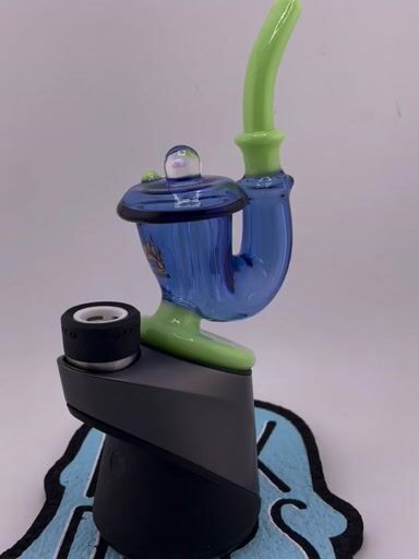 Preview pic of CaliBear Glass Puffco Peak Pro Glass Topper - Sherlock