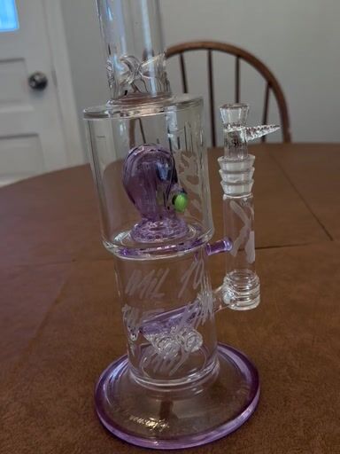 Preview pic of Pulse Glass “The Boss” Evil Dead Themed straight tube OR BEST OFFER