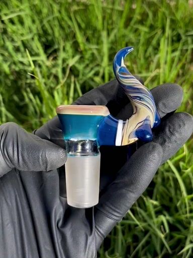 Preview pic of Blue Slyme/Caramel 18mm slide