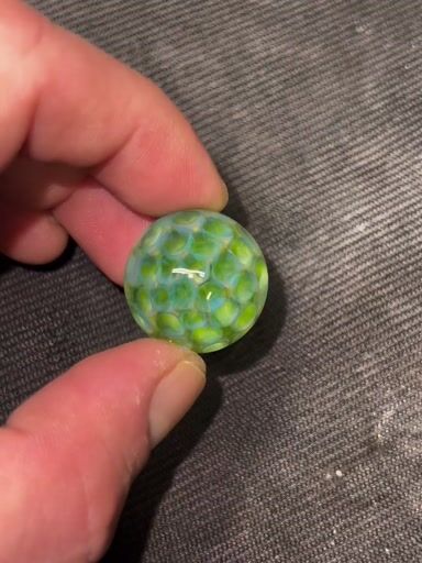 Preview pic of Green energy honeycomb marble 22mm