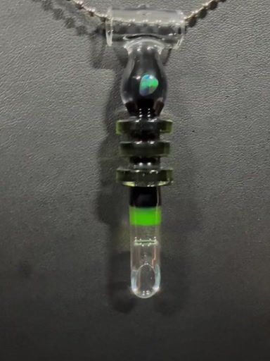 Preview pic of Opal scoop pendant