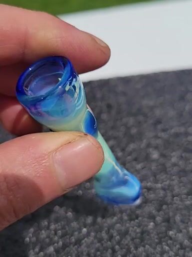 Preview pic of Titan and light colbalt chillum