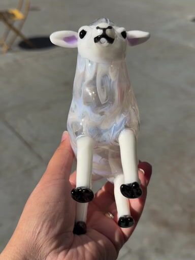 Preview pic of Super Adorable Lamb/Sheep Waterpipe by Oxy Glass