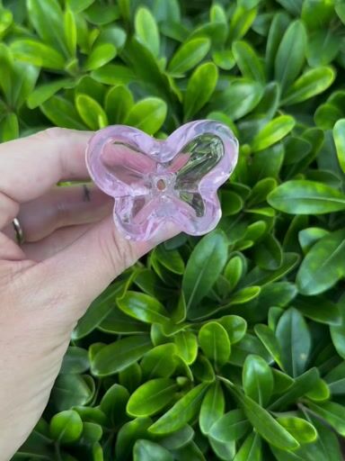 Preview pic of Pink Butterfly 14mm Slide/Bowl
