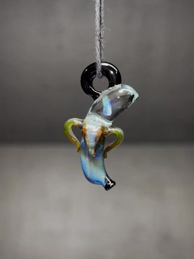 Preview pic of Mystery adventurine/Opal banana pendant