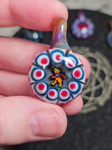 Preview pic of Grateful Dead dotstack pendant