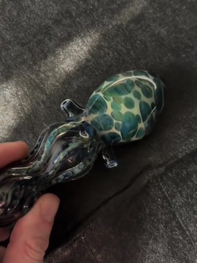 Preview pic of 1/1 Custom Squid Spoon 💚🦑✨