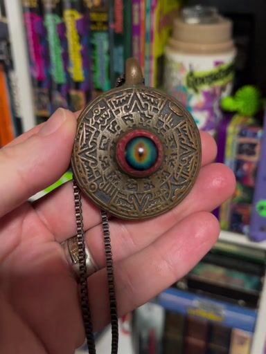 Preview pic of Ryan Fitt dragon's eye electroformed pendant