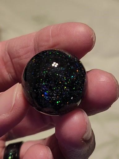 Preview pic of All black hidden UV marble