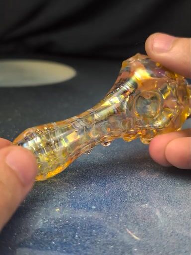 Preview pic of Reflective Gold and silver fume wrap and rake spoon