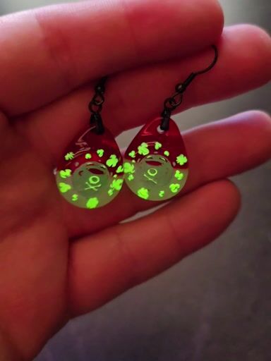 Preview pic of Koffing Dangle Earrings