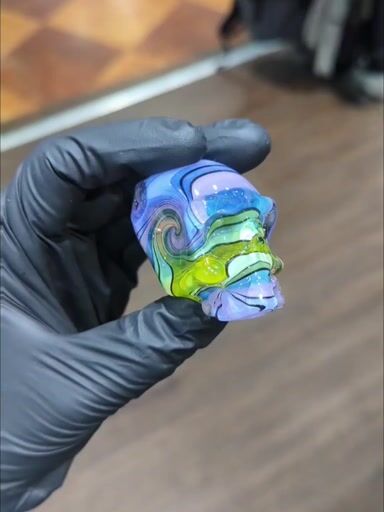 Preview pic of Don Chile x Pete Weiss Collab Skull Pendant