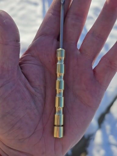 Preview pic of Titanium and brass dab tool