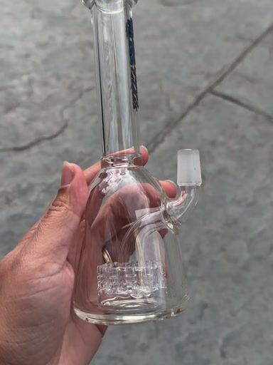 Preview pic of RARE- 7.75” 12-arm Sprinkler Perc Thick Banger Hanger Rig by Hoss Glass