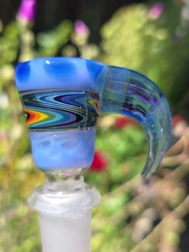 Preview pic of Blue 14 mm Slide With Horn