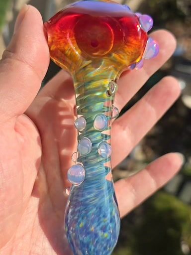 Preview pic of Rainbow Wisteria Wig Wag Pipe