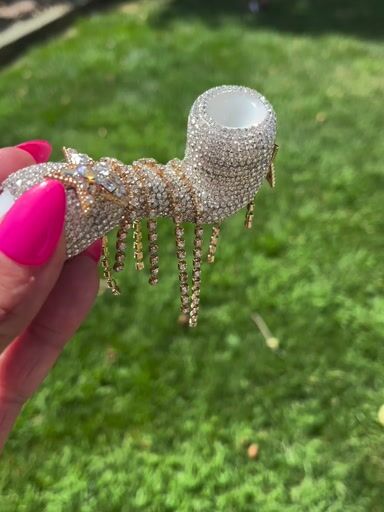 Preview pic of Rhinestone Crystal Pipe