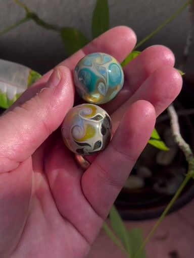 Preview pic of Ascension Glass Marbles 2 pack