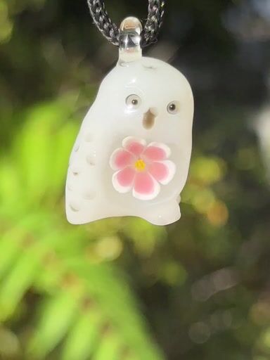 Preview pic of Owl Pendant by Azusa Glass