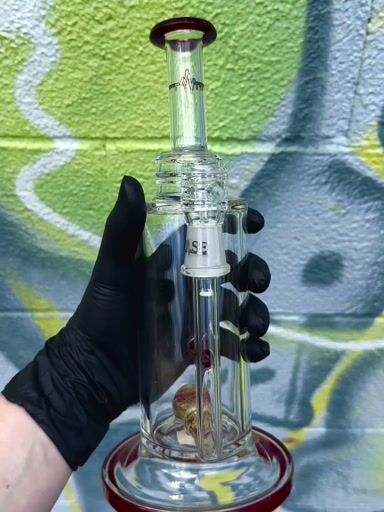Preview pic of Pulse 10” Straight Gridded Tongue Inline w/ Red Accents