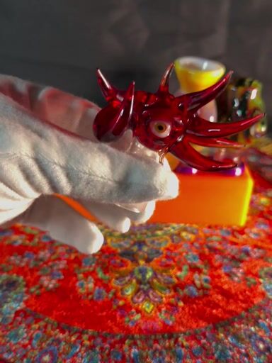 Preview pic of Papa G 4 Hole Creature Slide in Ruby Red