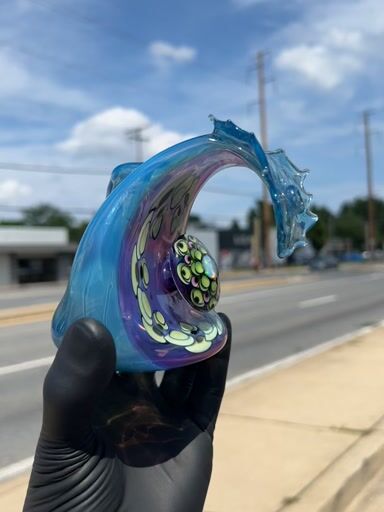 Preview pic of Black Sand Glass x Night Wolf Collab Wave