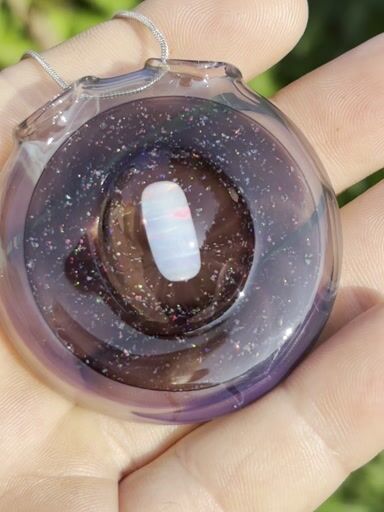 Preview pic of Crushed opal pendant