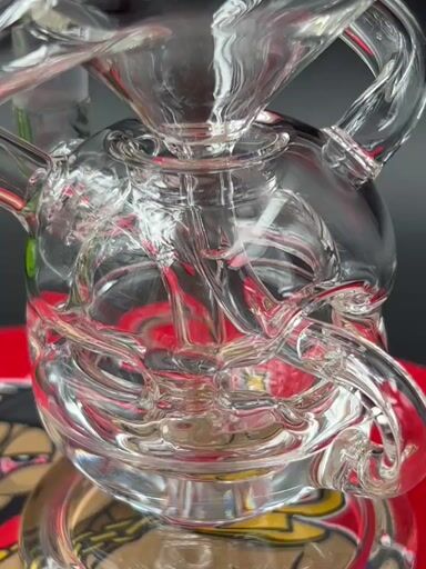 Preview pic of 10mm Mini Egg Recycler w Quartz Banger