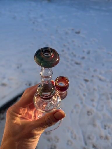 Preview pic of Amber purple accented banger hanger