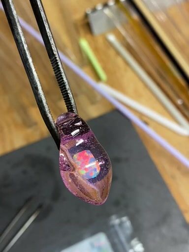 Preview pic of Small pendant w/ white opal.
