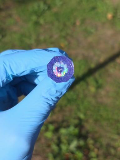 Preview pic of Gem cup faceted crushed opal XL joy stick