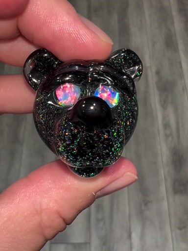 Preview pic of Medicine Bear Glass Gilson Opal Pendant