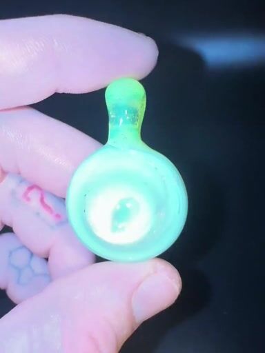 Preview pic of Xl tumbled opal slime pendant