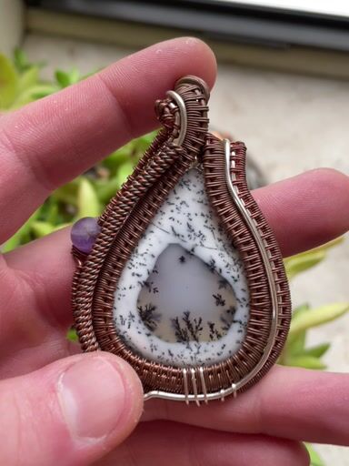 Preview pic of Heady Wire Wrapped Pendant