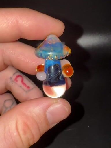 Preview pic of Silver fumed plant medicine pendant