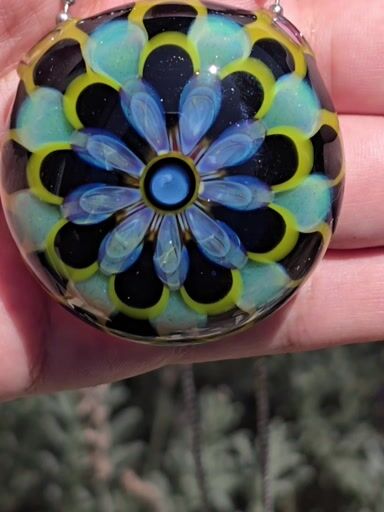 Preview pic of Dotstack Hollow Glass Pendant