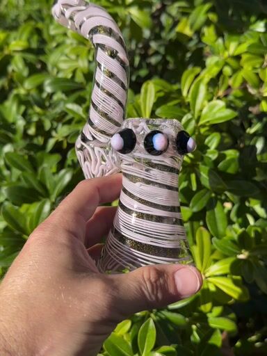 Preview pic of Pink Dicro Glass Bubbler