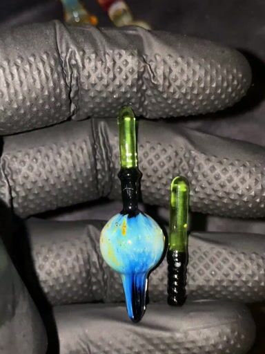 Preview pic of Commander Glass Star Wars Nipple cap and Lightsaber pillar