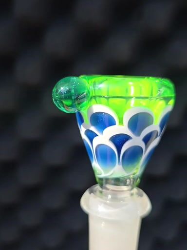 Preview pic of Green 14 mm Slide With Blue And White Dotstack
